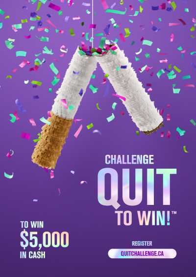 With the <em>Challenge</em>, quitting smoking is worth celebrating!