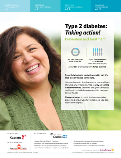 New publication for patients: <em>Type 2 Diabetes: Taking Action! Prevention and Treatment</em>